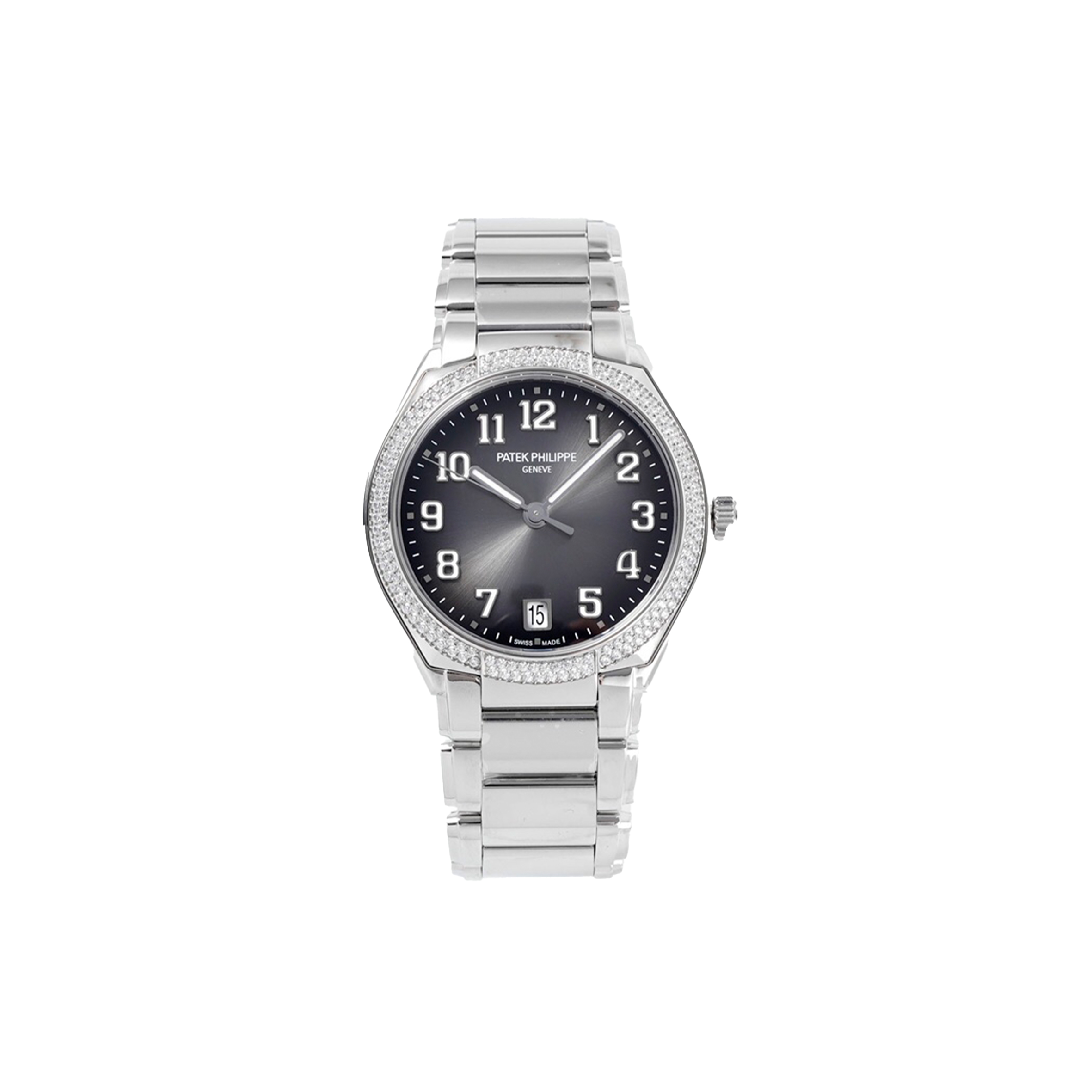 PATEK PHILIPPE AUTOMATIC GRAY DIAL WATCH TWENTY~4 36MM  (7300-1200A)